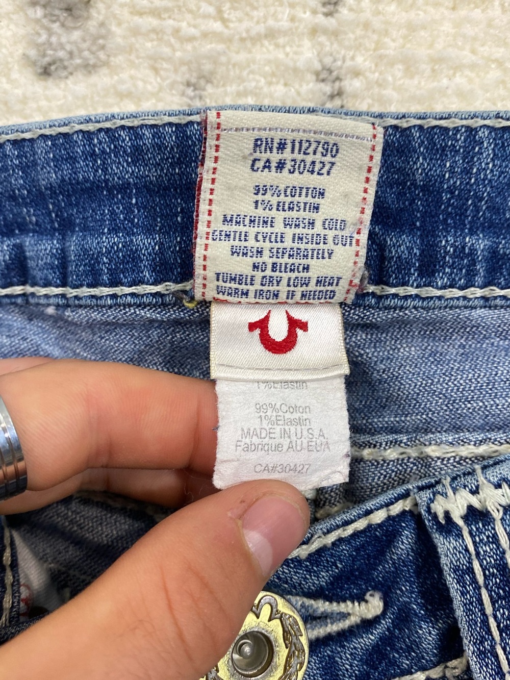 Y2k True Religion Low-Rise Bootcut Jeans - Picture 4 of 10